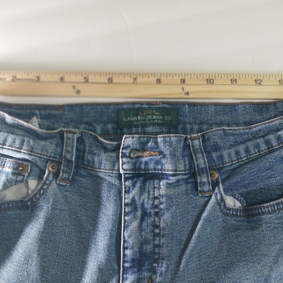 Ralph Lauren Women's Size 8 Sky Blue Regular Leg Blue Denim Jeans - Picture 9 of 14